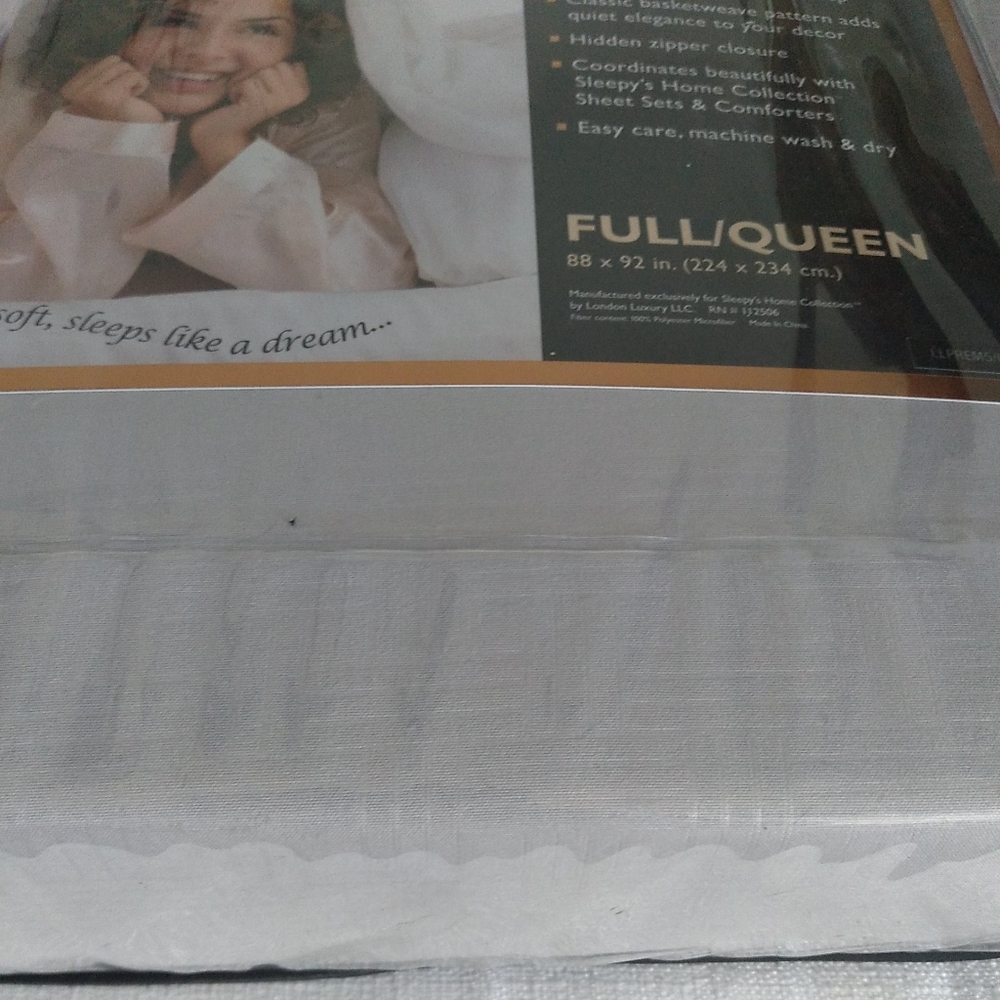Sleepys Home Collection Duvet Cover Basketweave